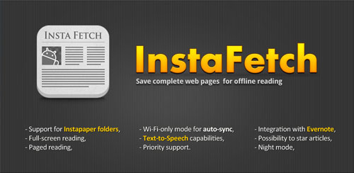 InstaFetch PRO ذخیره صفحات وب