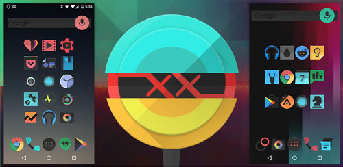 BLACK FLEX – Icon Pack یک مجموعه آیکان زیبا به سبک مدرن